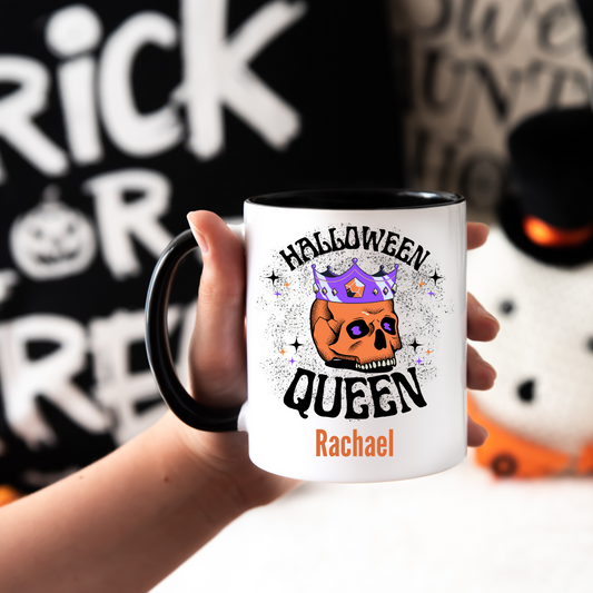 Halloween Queen Personalised Mug/Travel Mug 11oz & 14oz